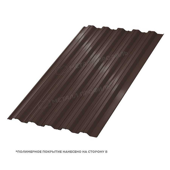 Профлист Металл Профиль НС-35 0,5 PURMAN® RR 32 Темно-коричневый