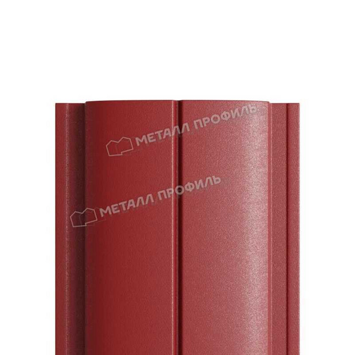 Штакетник Металл Профиль ELLIPSE-T 0,45 VikingMP® RAL 3011 Коричнево-красный