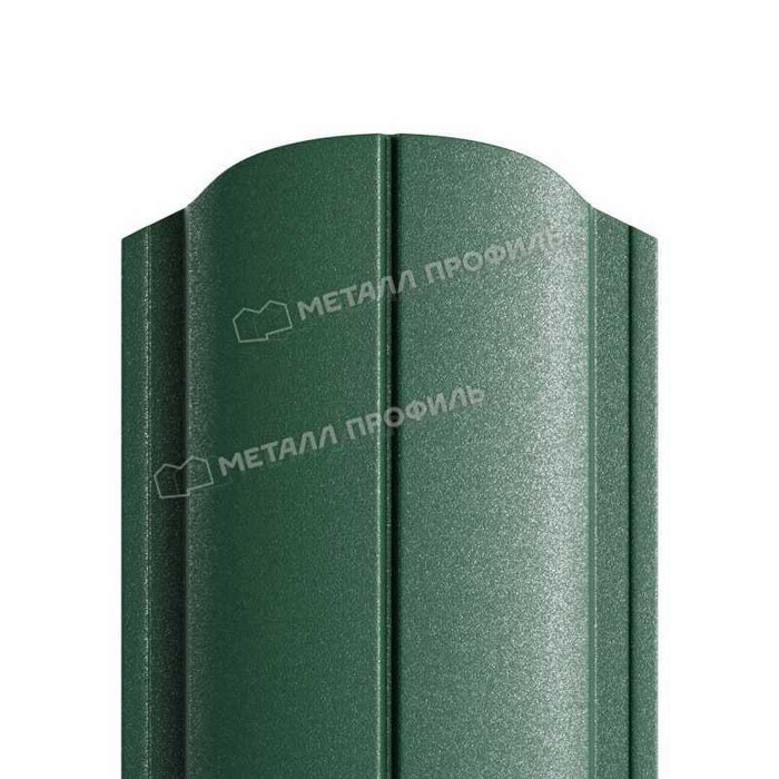 Штакетник Металл Профиль ELLIPSE-O 0,5 VikingMP® E RAL 6005 Зеленый мох