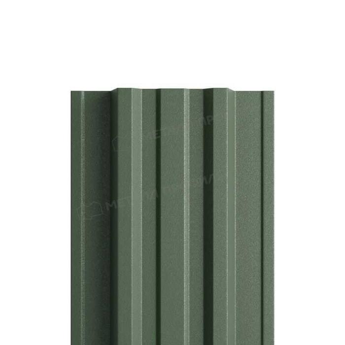 Штакетник Металл Профиль TRAPEZE-T 0,45 VikingMP® RAL 6007 Бутылочно-зеленый